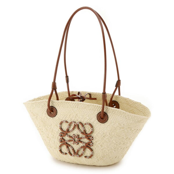 a223p65x0101 Loewe Basket Bag Raffia Beige