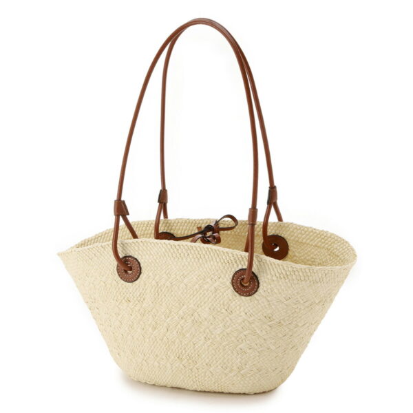 a223p65x0104 Loewe Basket Bag Raffia Beige