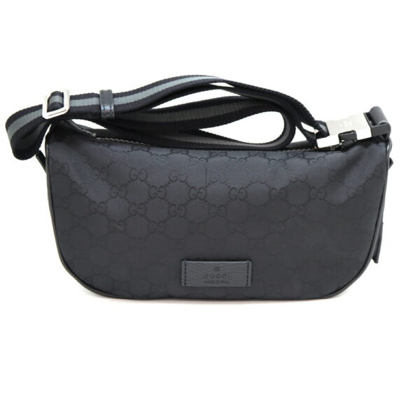 a23 10502 1 Gucci Body Bag Nylon Black