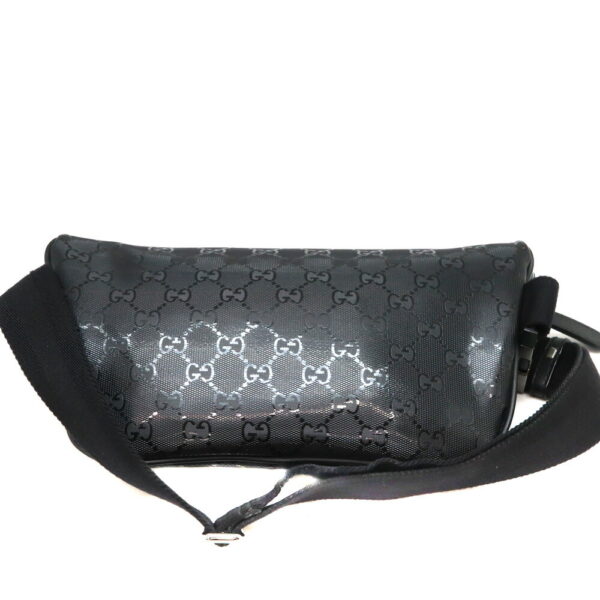 a23 11030 2 Gucci Waist Bag Black