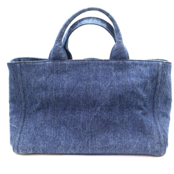 a23 11202 2 Prada Canapa Tote Bijou Denim Blue