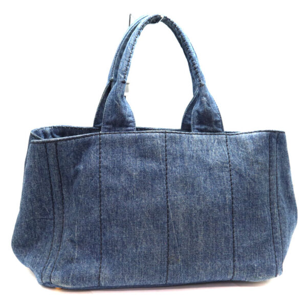 a23 2207 2 Prada Canapa Tote Denim Blue