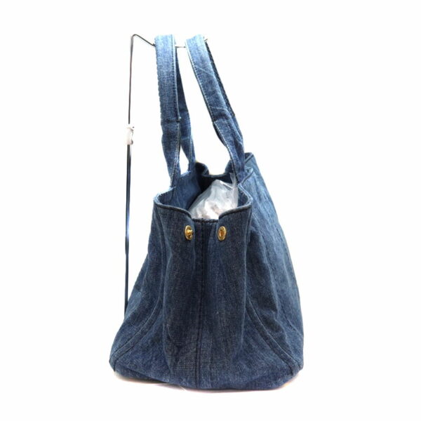 a23 2207 3 Prada Canapa Tote Denim Blue