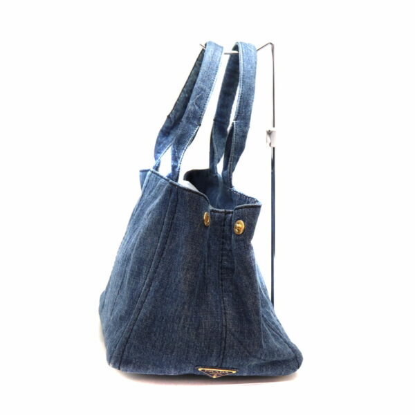 a23 2207 4 Prada Canapa Tote Denim Blue