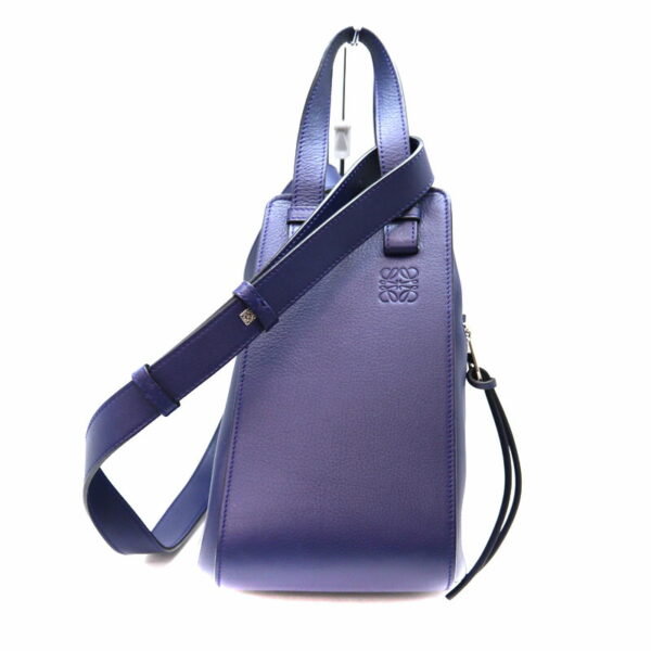 a23 2398 1 Loewe Hammock Small 2WAY Shoulder Bag Navy