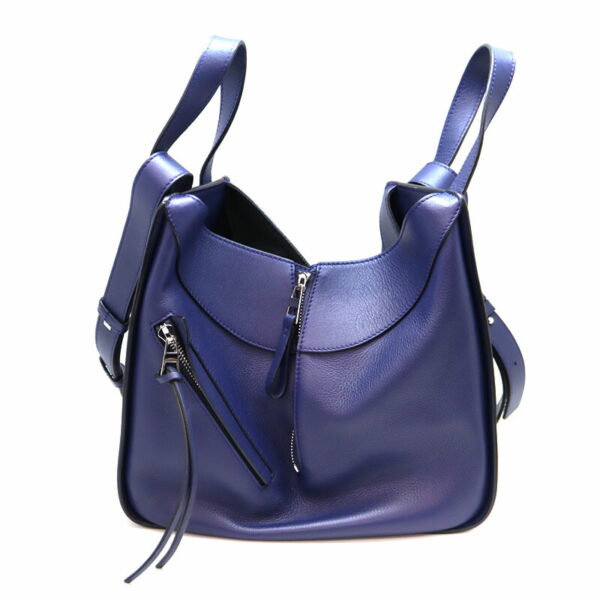 a23 2398 3 Loewe Hammock Small 2WAY Shoulder Bag Navy