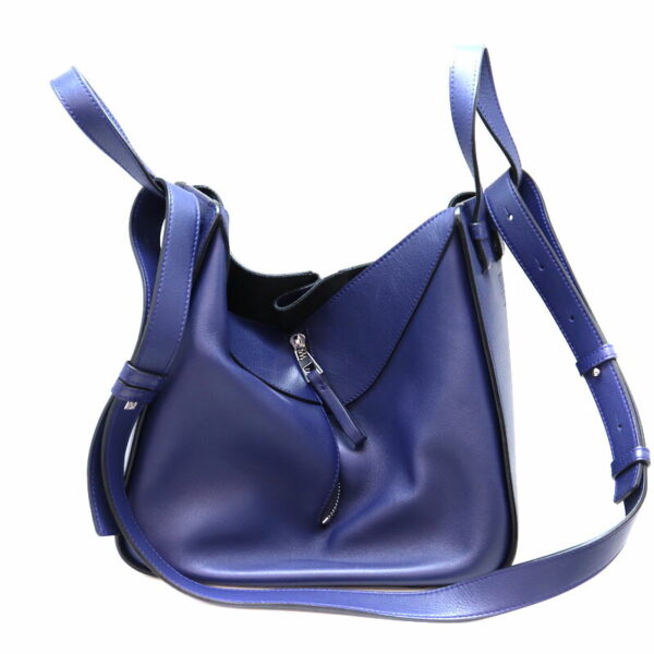 a23 2398 4 Loewe Hammock Small 2WAY Shoulder Bag Navy