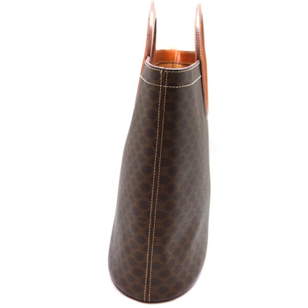 a23 2518 4 Celine Handbag Macadam Pattern Brown