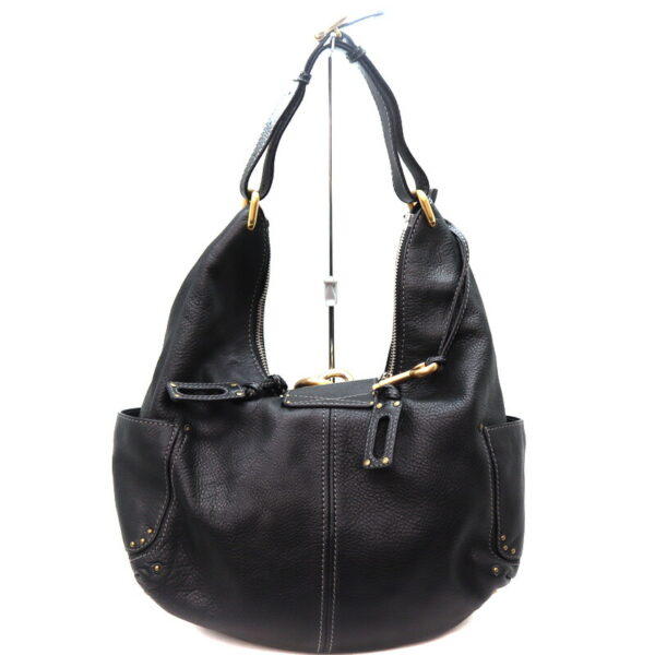 a23 6120 2 Chloe Paddington Leather Handbag Black