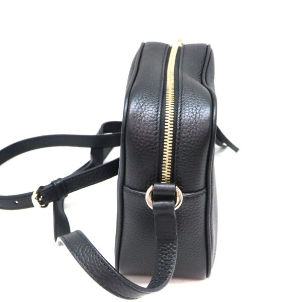 a23 9254 3 Gucci Shoulder Bag Leather Black