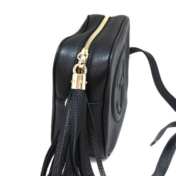 a23 9254 4 Gucci Shoulder Bag Leather Black