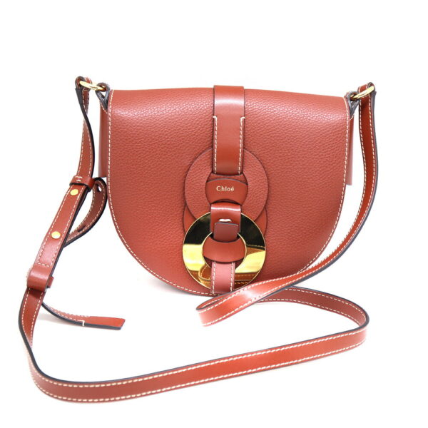 a23 9685 1 Chloe Darryl Shoulder Bag Leather Brown