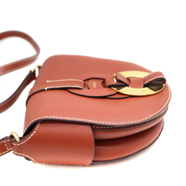 a23 9685 4 Chloe Darryl Shoulder Bag Leather Brown