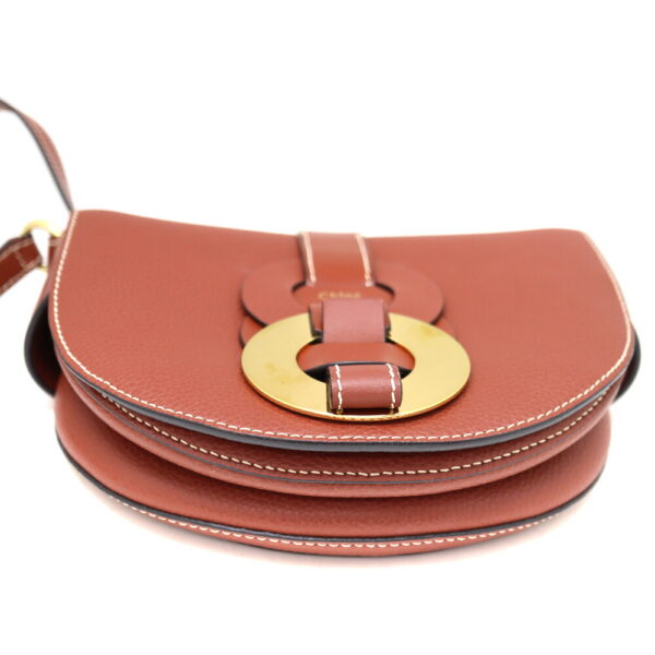 a23 9685 5 Chloe Darryl Shoulder Bag Leather Brown