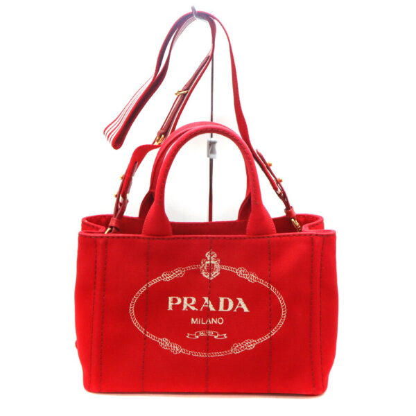 a24 125 1 Prada Canapa Tote Bag Red