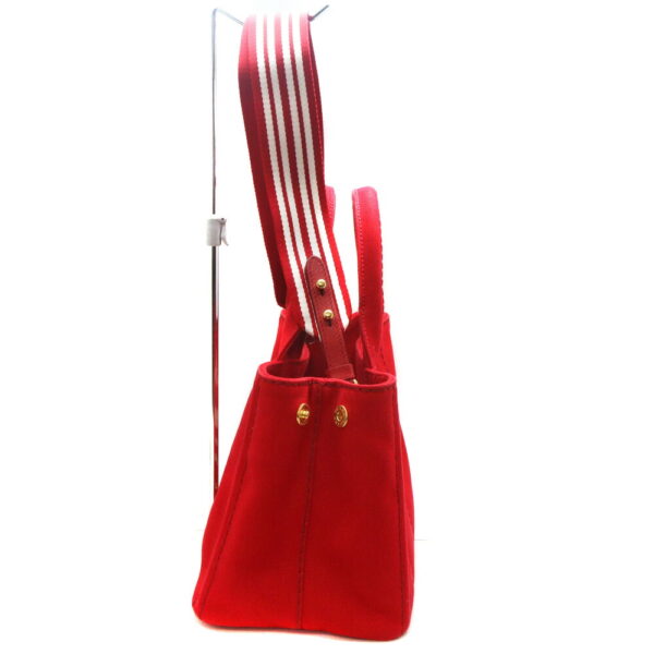 a24 125 3 Prada Canapa Tote Bag Red