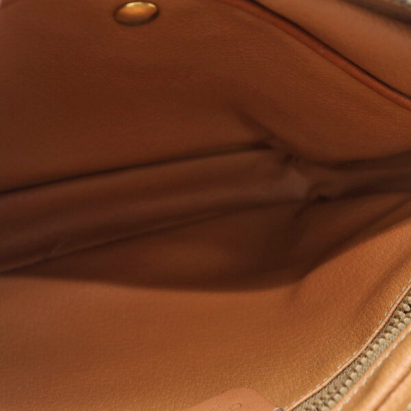 a24 149 9 Celine Macadam Line Leather Bag Brown