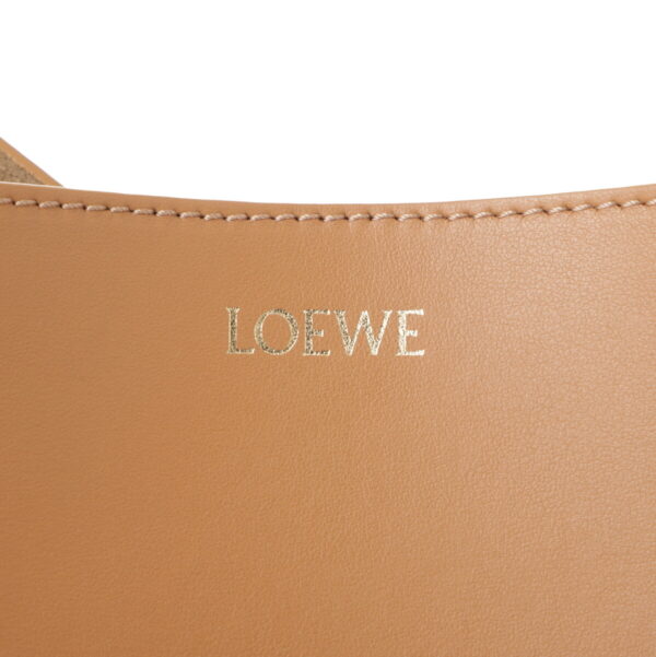 a657g50x0109 Loewe Puzzle Fold Medium Tote Bag Leather Beige