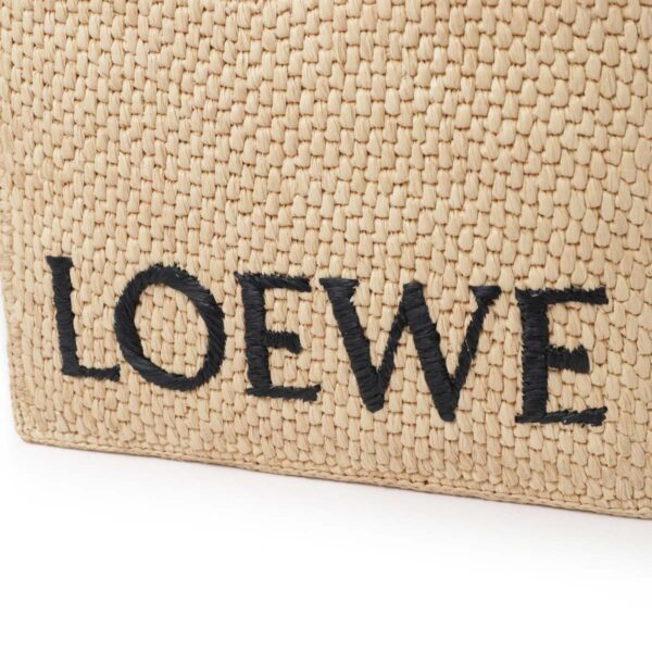 a685b59x0309 Loewe Tote Bag 2WAY Shoulder Bag Leather Beige