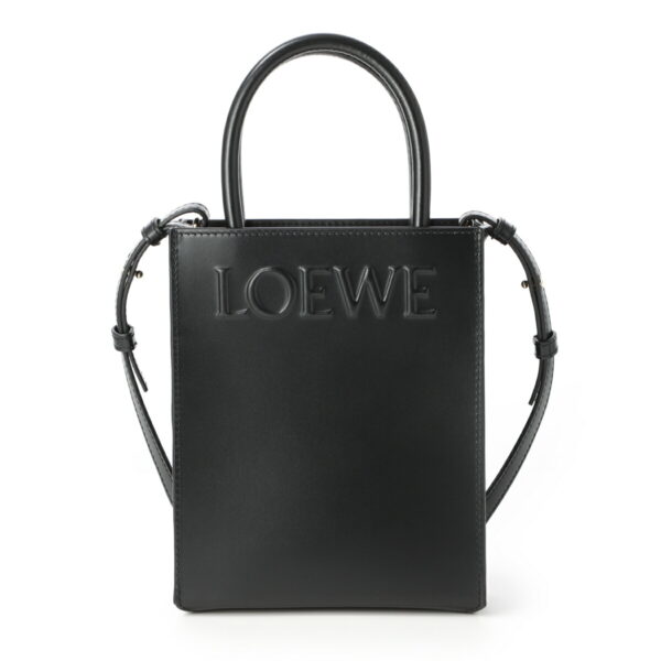 a933s30x0102 Loewe A5 2Way Tote Bag Leather Black