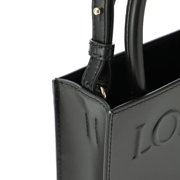 a933s30x0107 Loewe A5 2Way Tote Bag Leather Black