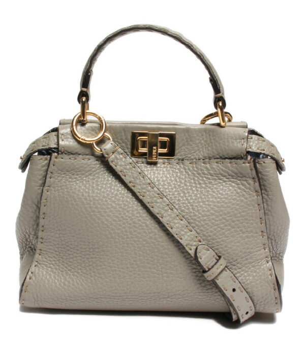 abo0012741 1 Fendi Selleria Mini Peekaboo 2way Shoulder Bag