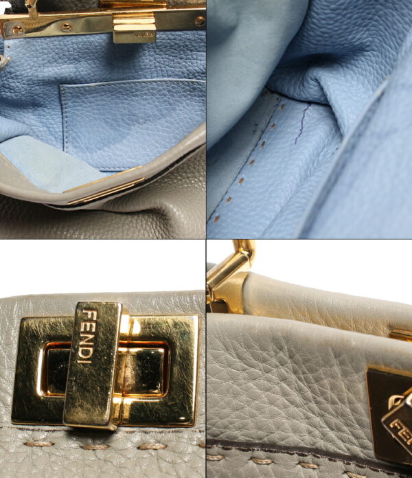 abo0012741 6 Fendi Selleria Mini Peekaboo 2way Shoulder Bag