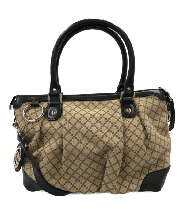 abo0015253 1 Gucci 2way Handbag Diamante