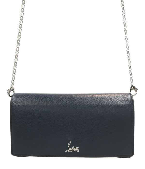 abo0022946 1 Christian Louboutin Chain Leather Crossbody Wallet