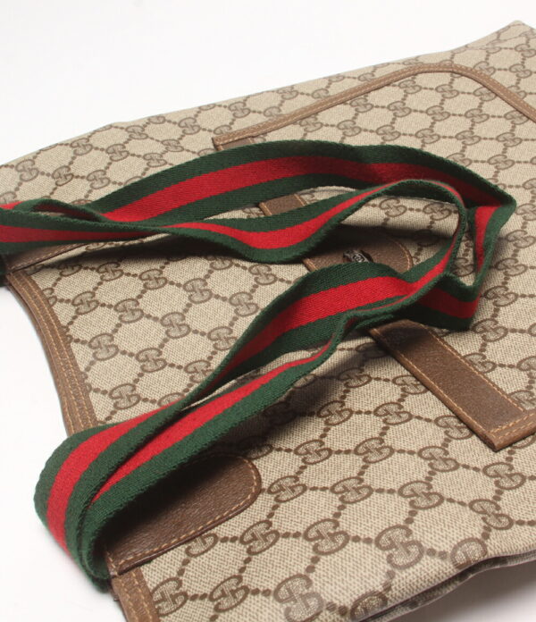 abo0034211 8 Gucci Shoulder Tote Bag Sherry Line GG Supreme