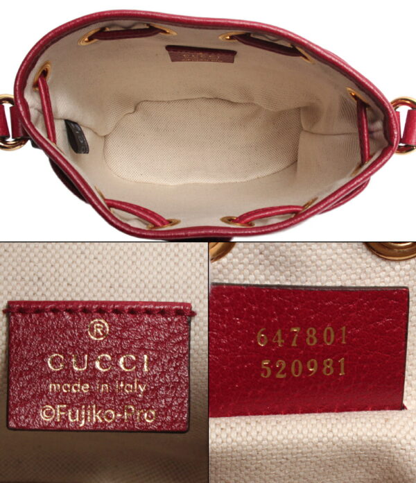 abo0036801 3 Gucci Shoulder Bag Mini Bucket Bag GG Supreme Canvas