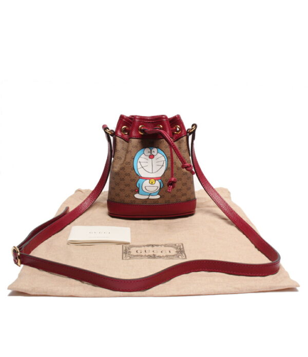 abo0036801 8 Gucci Shoulder Bag Mini Bucket Bag GG Supreme Canvas