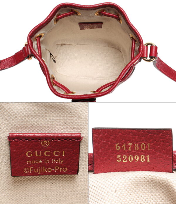 abo0042627 3 Gucci Doraemon GG Supreme Mini Bucket Bag