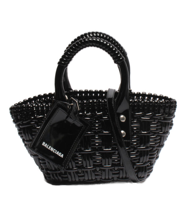 abo0043578 1 Balenciaga 2way Handbag Shoulder Bag Bistro Basket