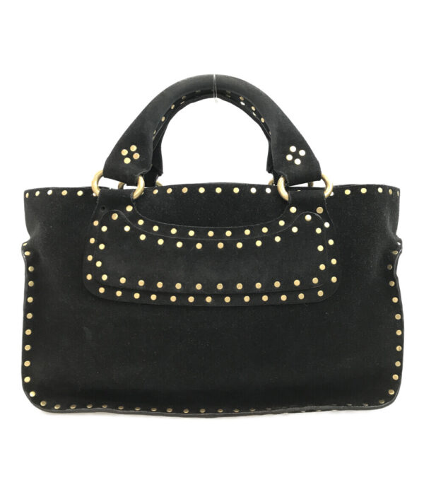 abo0052669 1 Celine Suede Handbag Studded