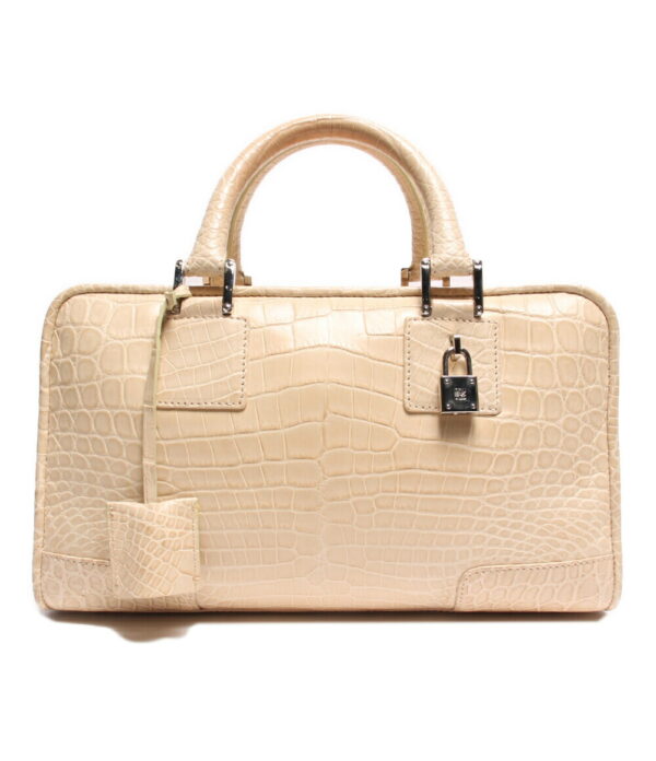 abo0055933 1 Loewe Crocodile Amazona 28 Leather Handbag