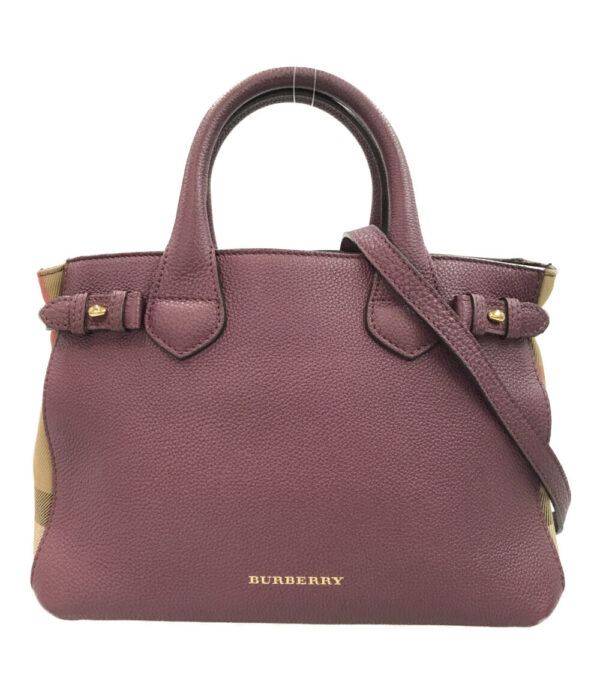 abo0063672 1 Burberry 2way Handbag Shoulder Bag Crossbody