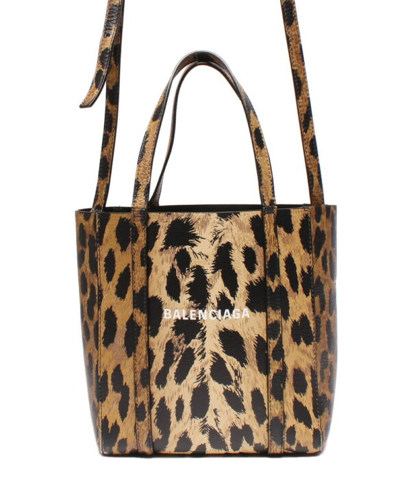 aja0000605 1 Balenciaga 2way Shoulder Bag Leopard Everyday Tote