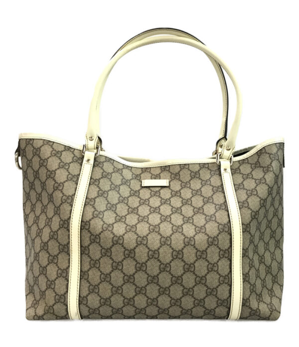 aol0115335 1 Gucci GG Supreme Tote Bag Canvas