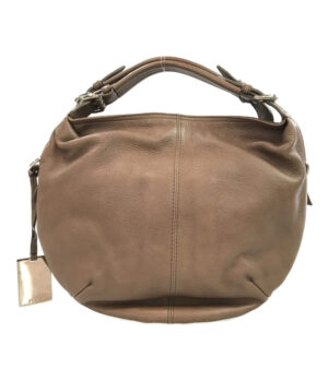 aol0130215 1 Ferragamo The Studio Gancini Bucket Bag Beige