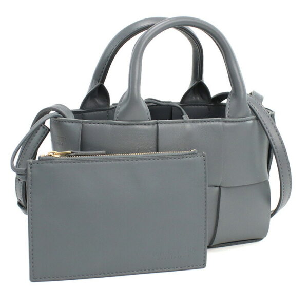 bot729029011 1 Bottega Veneta Candy Arco Tote Bag Gray