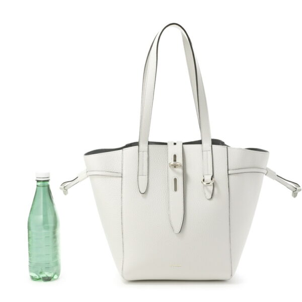 bzt0fua hsf 1704s03 Furla Net Leather Tote Bag White