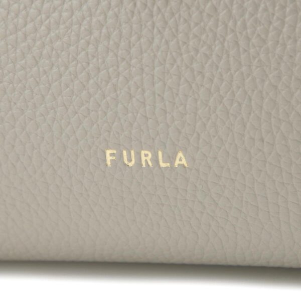 bzt0fua hsf m7y0009 Furla Net Leather Tote Bag Gray