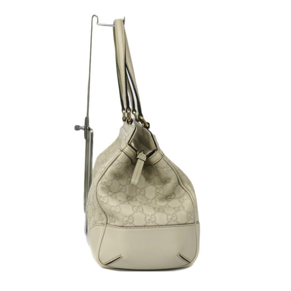 c20 5681 3 Gucci Tote Bag Mayfair GG Shima Leather Beige Cream