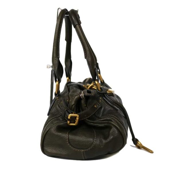 c21 1217 3 Chloe Paddington Leather Handbag Khaki