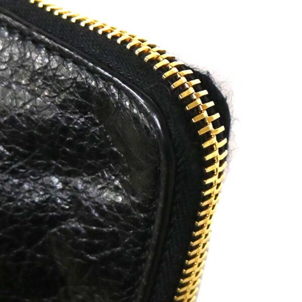 c21 1583 6 Balenciaga Giant Clutch Leather Black