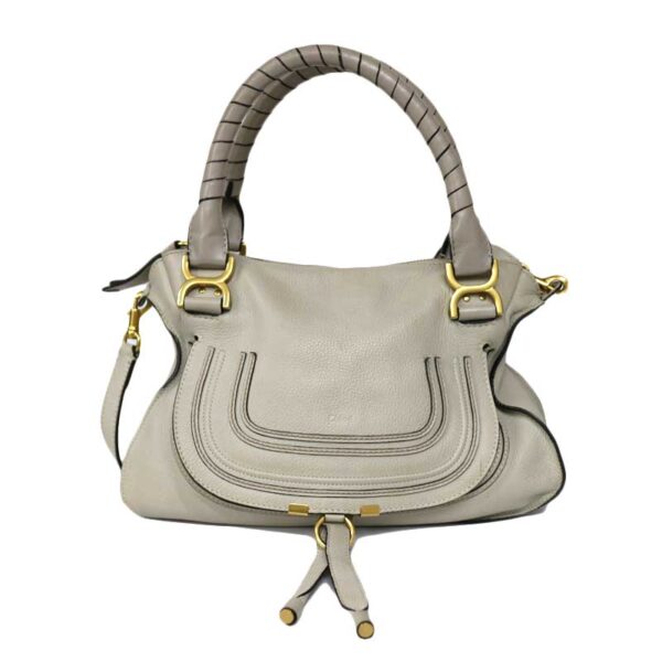 c21 3065 1 Chloe Mercy 2WAY Bag Beige