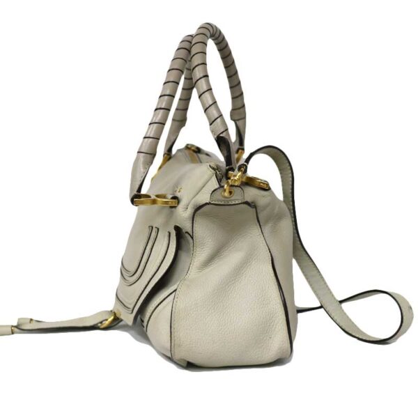 c21 3065 2 Chloe Mercy 2WAY Bag Beige