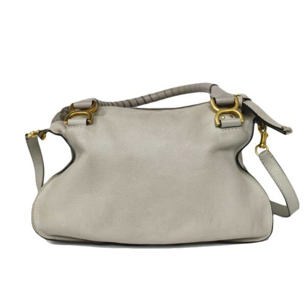 c21 3065 3 Chloe Mercy 2WAY Bag Beige