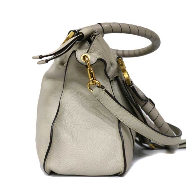 c21 3065 4 Chloe Mercy 2WAY Bag Beige